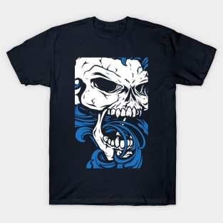Spooky Water Skull T-Shirt